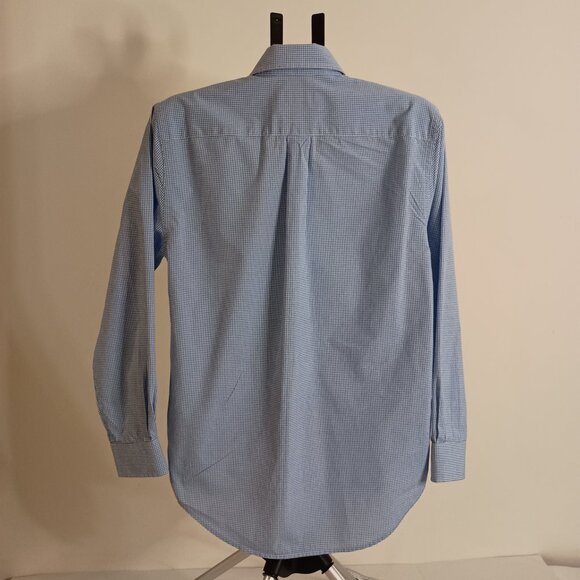 Vineyard Vines Blue & White Check Button-Down Cooper Shirt Men’s XS Cotton EUC - Picture 13 of 14